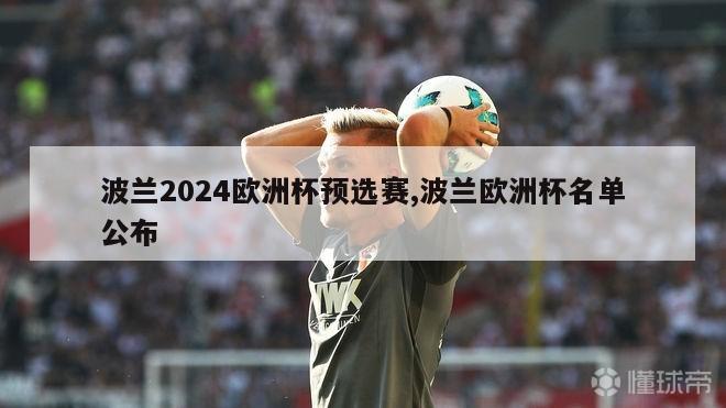 波兰2024欧洲杯预选赛,波兰欧洲杯名单公布